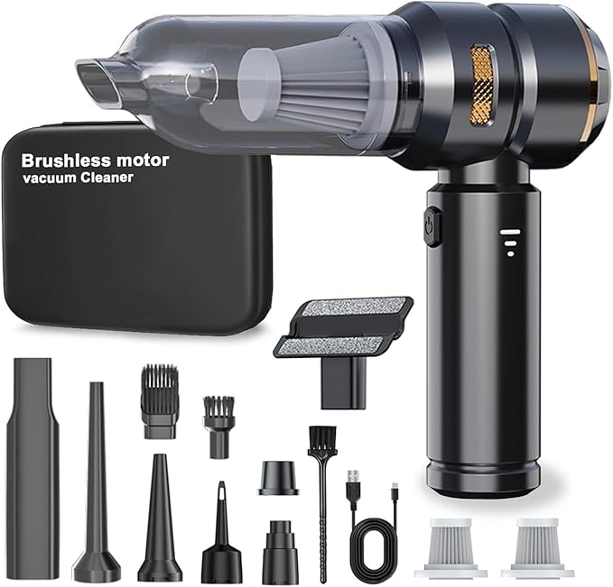 4-in-1 Compact Wireless Car Vacuum and Air Blower