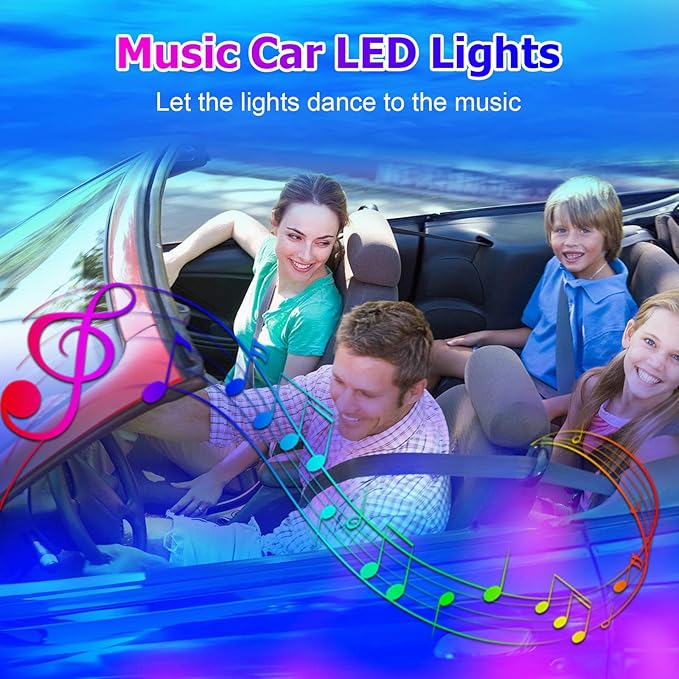 ChromaGlow 18-in-1 RGB Interior Car Ambient Lighting Kit