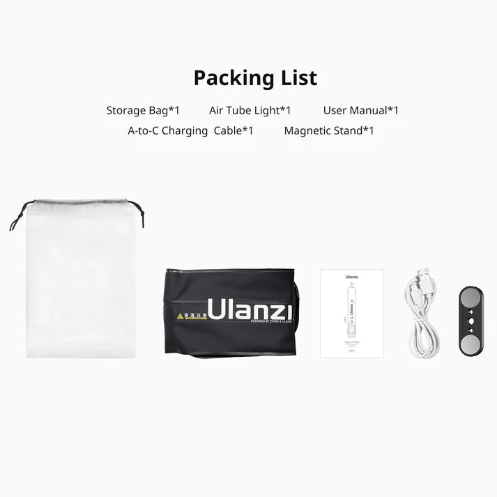 Ulanzi UA12 / UA20 Portable LED Tube Light with Air Ventilation Design