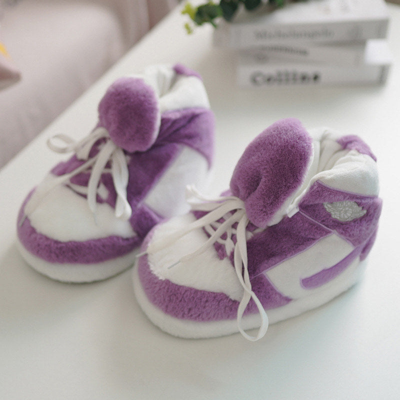 Jordan 2 Inspired Plush Slippers