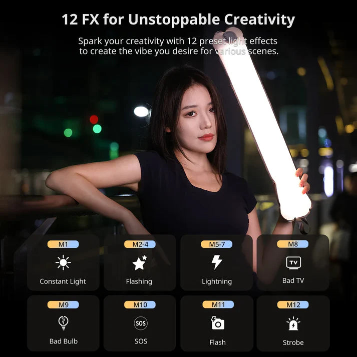 Ulanzi UA12 / UA20 Portable LED Tube Light with Air Ventilation Design
