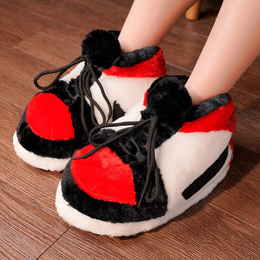 Jordan 2 Inspired Plush Slippers