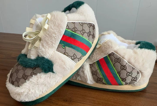 Gucci 3 Plush Slippers